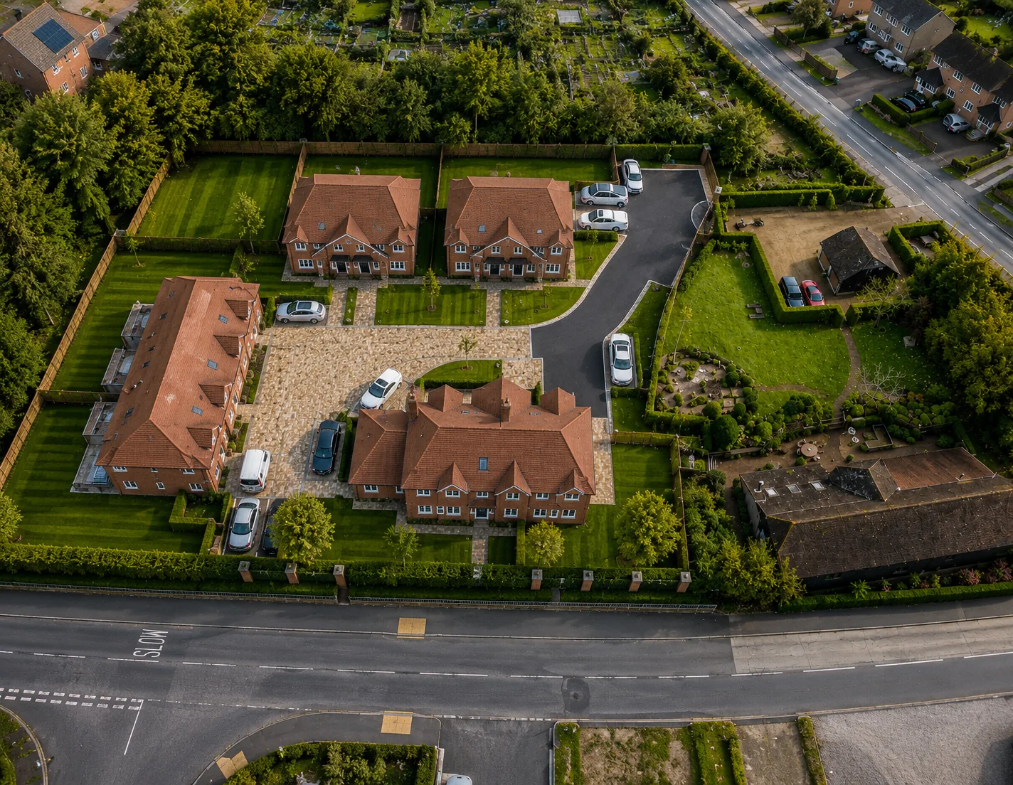 After — proposed development with consented housing